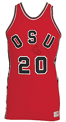 Late 1980s Gary Payton Oregon State Game-Used & Autographed Road Jersey (JSA)