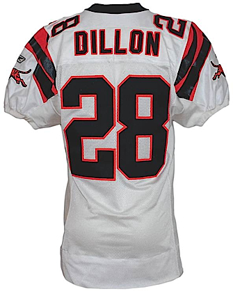 2002 Corey Dillon Cincinnati Bengals Game-Used Road Jersey