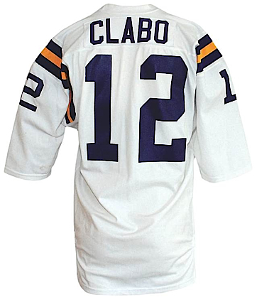 Mid 1970s Neil Clabo Minnesota Vikings Game-Used Road Jersey