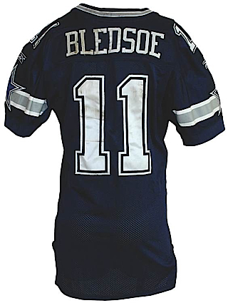 9/10/2006 Drew Bledsoe Dallas Cowboys Game-Used Road Uniform (2) (Prova Group)
