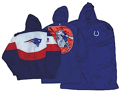 Lot of AFC Cold Weather Sideline Capes & Jackets (3)
