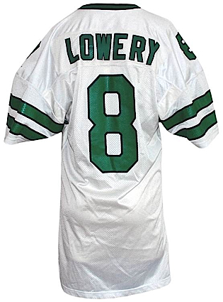 1994 Nick Lowery New York Jets Game-Used Road Jersey