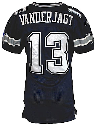 2006 Mike Vanderjagt Dallas Cowboys Game-Used Road Jersey (Prova Group)