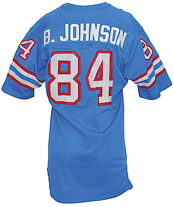 Late 1970s Billy "White Shoes" Johnson Houston Oilers Game-Used Home Jersey