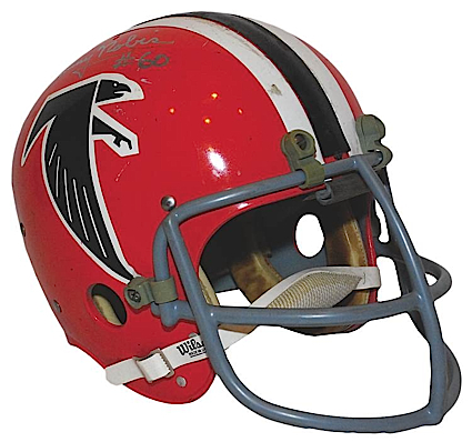 Early 1970s Tommy Nobis Atlanta Falcons Game-Used & Autographed Suspension Helmet (JSA)