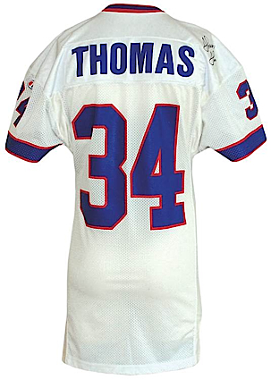 1993 Thurman Thomas Buffalo Bills Game-Used & Autographed Road Jersey (JSA)