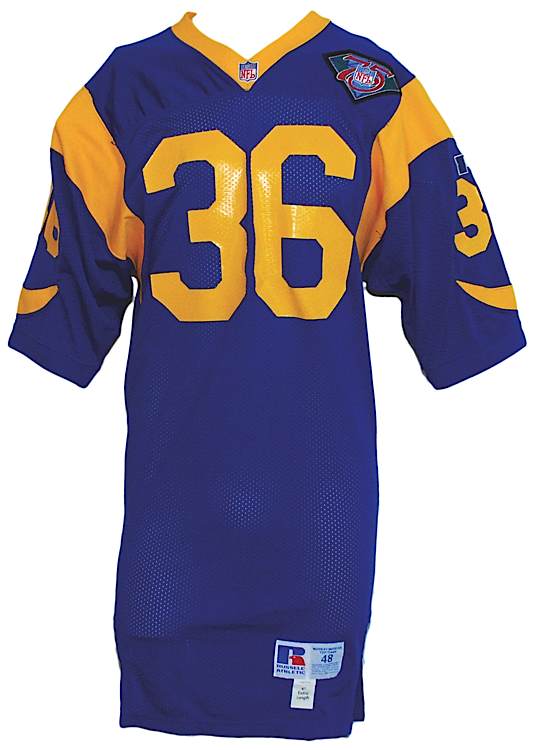 Jerome Bettis Signed Los Angeles Rams Russell Authentic Jersey JSA  Authenticated