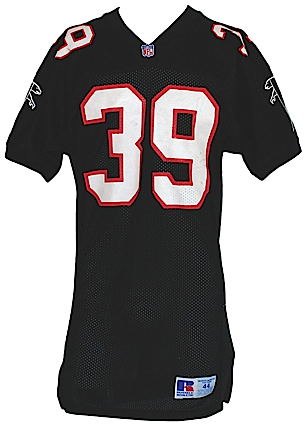 Early 1990s Bruce Pickens Atlanta Falcons Game-Used Home Jersey