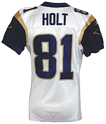 2003 Tory Holt St. Louis Rams Game-Used Road Jersey (Wetrak)