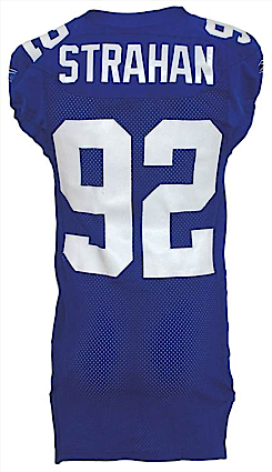2006 Michael Strahan New York Giants Game-Used Home Jersey