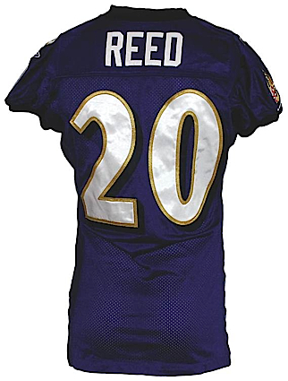 2006 Ed Reed Baltimore Ravens Game-Used Home Jersey