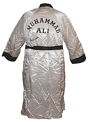 Muhammad Ali Autographed Robe (JSA)