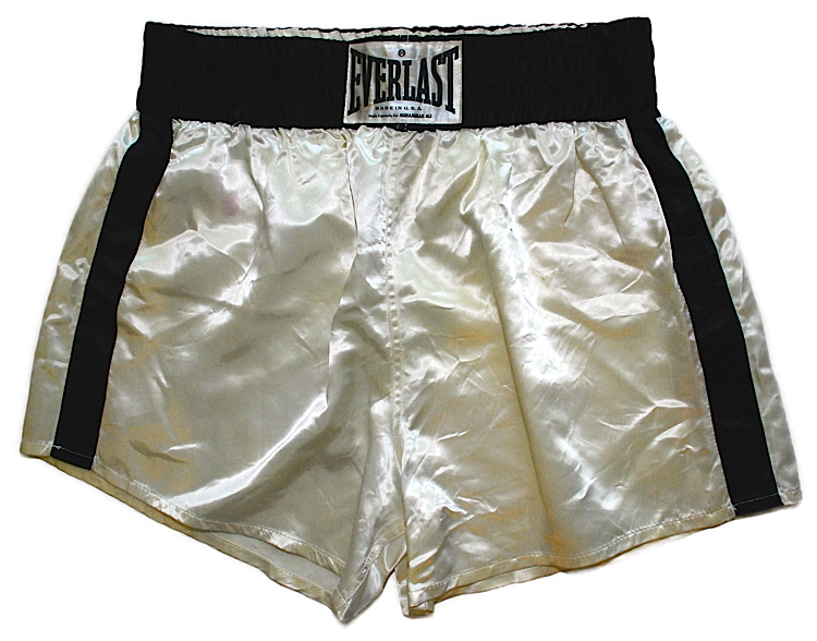 Lot Detail - 4/30/1976 Muhammad Ali Fight Worn Trunks vs. Jimmy Young ...