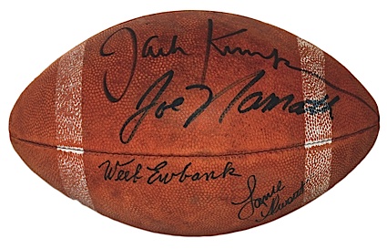 AFL Game-Used and Autographed Football (JSA)