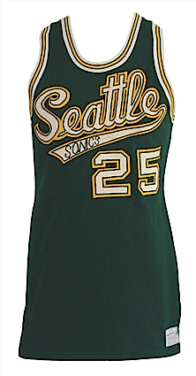 1969-1970 Al Hairston Seattle Supersonics Game-Used Road Jersey with Shorts (2)