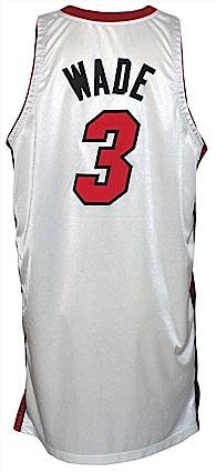 2006-2007 Dwayne Wade Miami Heat Game-Used Home Jersey
