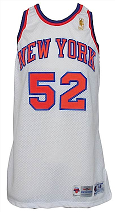 1996-1997 Buck Williams New York Knicks Game-Used Home Jersey