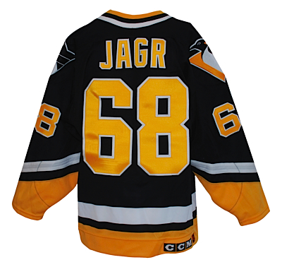 Circa 1992-1993 Jaromir Jagr Pittsburgh Penguins Game-Ready Jersey