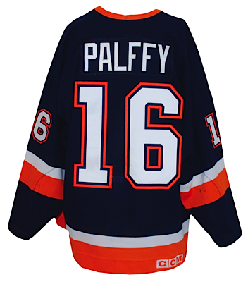 Circa 1997 Ziggy Palffy NY Islanders Game-Used Road Jersey