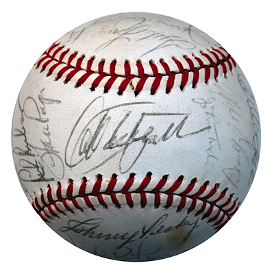 1976-1977 & 1979 Boston Red Sox Team Autographed Baseballs (2) (JSA)