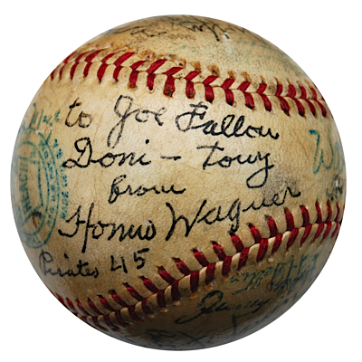 Babe Ruth, Honus Wagner & Others Autographed Baseball (JSA)