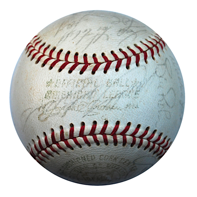 1967 Boston Red Sox Team Autographed Baseball (JSA)