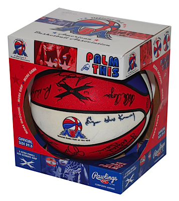 Lot of ABA Reunion Autographed Basketballs (2) (JSA)