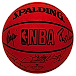 Boston Celtics Autographed Basketball (JSA)