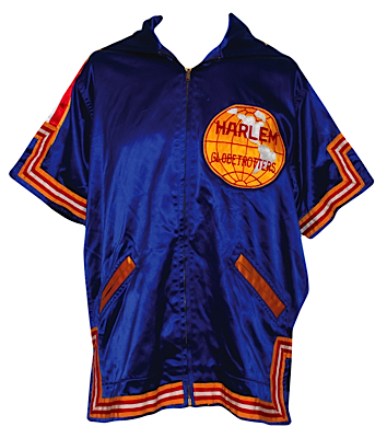Circa 1970 Harlem Globetrotters Worn Warm-Up Jacket (MEARS LOA)