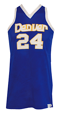 1977-1978  Bobby Jones Denver Nuggets Game-Used Road Jersey