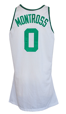 1995-1996 Eric Montross Boston Celtics Game-Used Home Jersey