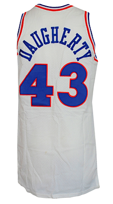 1988-1989 Brad Daugherty Cleveland Cavaliers Game-Used & Autographed Home Jersey (JSA)