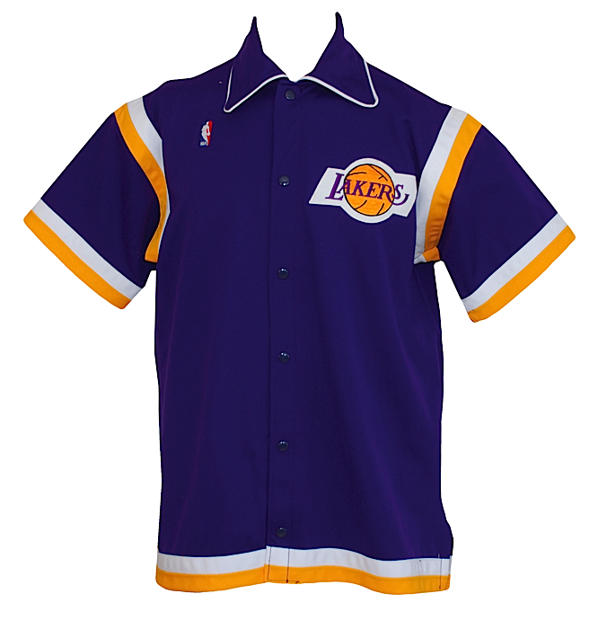 1990-91 Magic Johnson Game Worn Los Angeles Lakers Jersey., Lot #82992
