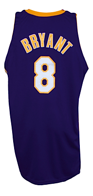 2005-2006 Kobe Bryant Los Angeles Lakers Game-Used Road Jersey