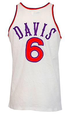 Mid 1980s Walter Davis Phoenix Suns Game-Used Home Jersey