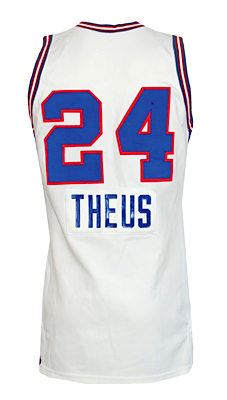 1986-1987 Reggie Theus Sacramento Kings Game-Used Home Uniform (2)