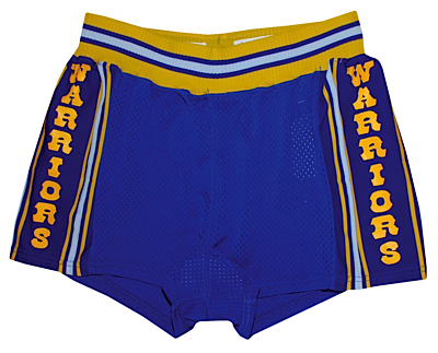 Early 1970s Rick Barry Golden State Warriors Game-Used Road Shorts 