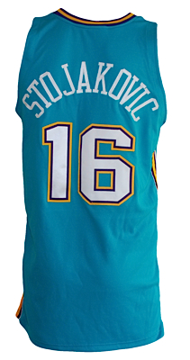 2007-2008 Peja Stojakovic New Orleans Hornets Game-Used Road Jersey