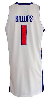 2006-2007 Chauncey Billups Detroit Pistons Game-Used Home Jersey