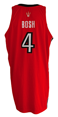 2006-2007 Chris Bosh Toronto Raptors Game-Used Road Jersey