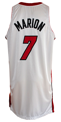 2007-2008 Shawn Marion Miami Heat Game-Used Home Jersey