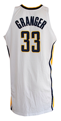 2007-2008 Danny Granger Indiana Pacers Game-Used Home Jersey
