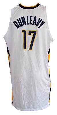 2007-2008 Mike Dunleavy, Jr. Indiana Pacers Game-Used Home Jersey