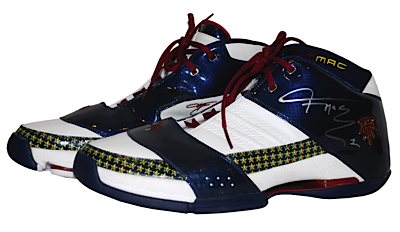 2007 Tracy McGrady Western Conference Game-Used & Autographed Las Vegas All-Star Game Sneakers (JSA) 