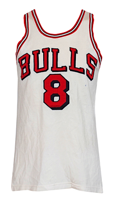 1966-1967 Dave Schellhase Chicago Bulls Game-Used Home Uniform (2) (MEARS A10)