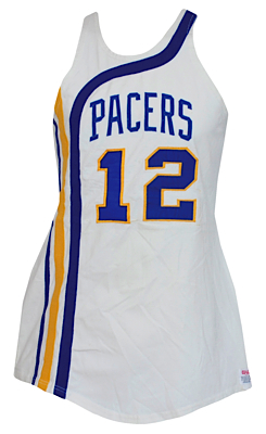 1971-1972 Marv Winkler Indiana Pacers ABA Game-Used Home Jersey