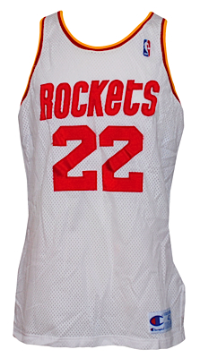 Lot of Houston Rockets Game-Used Jerseys - Woodson, Chievous & Garland (3) (MEARS LOAs)
