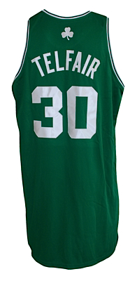 2006-2007 Sebastian Telfair Boston Celtics Game-Used Road Jersey