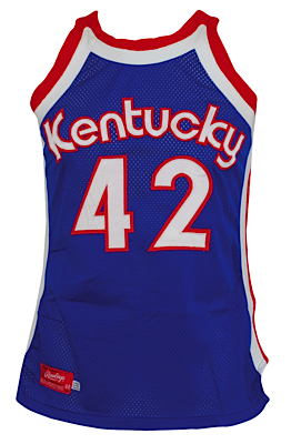 1975-1976 Ron Thomas ABA Kentucky Colonels Game-Used & Autographed Jersey with Warm-Up Pants (2) (JSA)