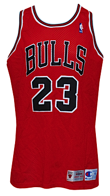 1995-1996 Michael Jordan Chicago Bulls Game-Used Road Jersey